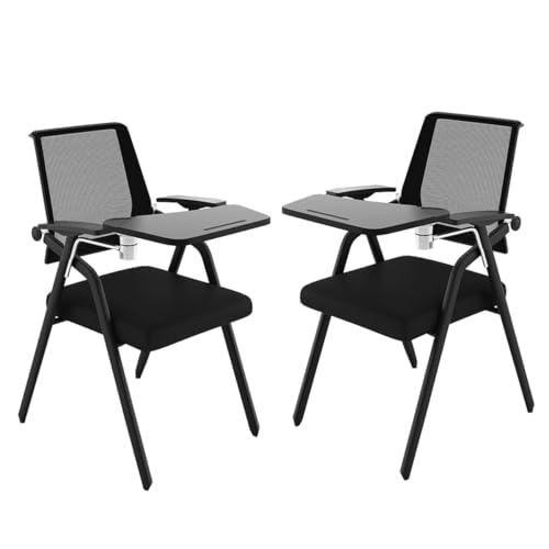 Mesh-Bürostuhl Ergonomischer Schreibtischstuhl Tablet-Sessel Mit Schreibtisch Für Erwachsene Klappbare Stühle Für Den Gewerblichen Gebrauch Mit Schreibplatte Konferenzstuhl Für Schüler(Black,2pcs) Mesh-Bürostuhl Ergonomischer Schreibtischstuhl Tablet-Sessel Mit Schreibtisch Für Erwachsene Klappbare Stühle Für Den Gewerblichen Gebrauch Mit Schreibplatte Konferenzstuhl Für Schüler(Black,2pcs) von GIZNXBA