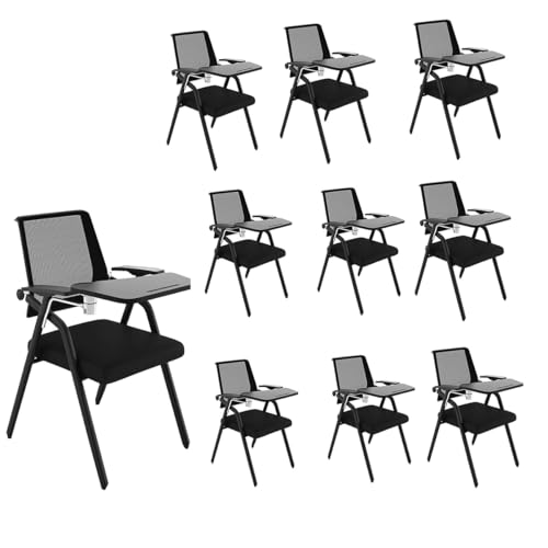Mesh-Bürostuhl Ergonomischer Schreibtischstuhl Tablet-Sessel Mit Schreibtisch Für Erwachsene Klappbare Stühle Für Den Gewerblichen Gebrauch Mit Schreibplatte Konferenzstuhl Für Schüler(Black,10pcs) Mesh-Bürostuhl Ergonomischer Schreibtischstuhl Tablet-Sessel Mit Schreibtisch Für Erwachsene Klappbare Stühle Für Den Gewerblichen Gebrauch Mit Schreibplatte Konferenzstuhl Für Schüler(Black,10pcs) von GIZNXBA