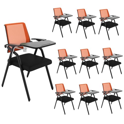 Mesh-Bürostuhl Ergonomischer Schreibtischstuhl Tablet-Sessel Mit Schreibtisch Für Erwachsene Klappbare Stühle Für Den Gewerblichen Gebrauch Mit Schreibplatte Konferenzstuhl Für Schüler(Orange,10pcs) Mesh-Bürostuhl Ergonomischer Schreibtischstuhl Tablet-Sessel Mit Schreibtisch Für Erwachsene Klappbare Stühle Für Den Gewerblichen Gebrauch Mit Schreibplatte Konferenzstuhl Für Schüler(Orange,10pcs) von GIZNXBA