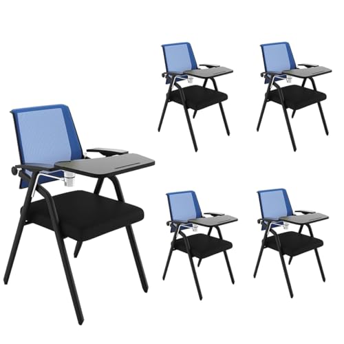Mesh-Bürostuhl Ergonomischer Schreibtischstuhl Tablet-Sessel Mit Schreibtisch Für Erwachsene Klappbare Stühle Für Den Gewerblichen Gebrauch Mit Schreibplatte Konferenzstuhl Für Schüler(Blauw,5pcs) Mesh-Bürostuhl Ergonomischer Schreibtischstuhl Tablet-Sessel Mit Schreibtisch Für Erwachsene Klappbare Stühle Für Den Gewerblichen Gebrauch Mit Schreibplatte Konferenzstuhl Für Schüler(Blauw,5pcs) von GIZNXBA