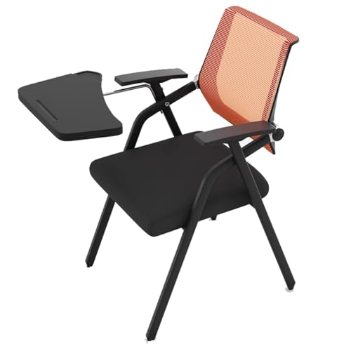 Stapelbarer Und Klappbarer Schülerstuhl Mit Integriertem Schreibtisch Bürostühle Aus Netzgewebe Mit Lendenwirbelstütze Klappbarer Computer-Schreibtischstuhl Mit Tablet-Arm Schreibbrett(Orange A,1pcs) Stapelbarer Und Klappbarer Schülerstuhl Mit Integriertem Schreibtisch Bürostühle Aus Netzgewebe Mit Lendenwirbelstütze Klappbarer Computer-Schreibtischstuhl Mit Tablet-Arm Schreibbrett(Orange A,1pcs) von GIZNXBA