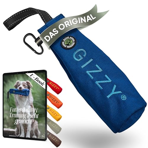 GIZZY® DAS ORIGINAL I Futterdummy Hunde I Robuster Hunde Futterbeutel für alle Rassen I Dummy Hundetraining mit Leckerlies - Die Erziehungshilfe für Hunde I Futterbeutel Hundetraining - Hunde Zubehör von GIZZY