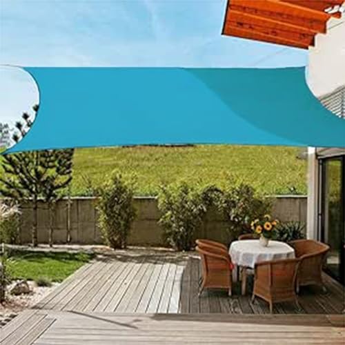 Sonnensegel Wasserdicht Rechteck UV-Schutz Schattiernetz Dauerhaft Reißfest Sonnenschutz Und Wetterschutz-Markise Für Hinterhof Terrasse Garten Terrasse Rasen,D,300x400cm von GImLy