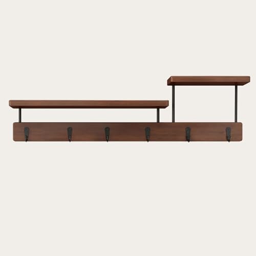 GJ An der Wand montierter Kleiderständer,platzsparender Kleiderständer for Aufhängen, for Eingangsbereich, Schlafzimmer, Schrank(60cm) von GJ