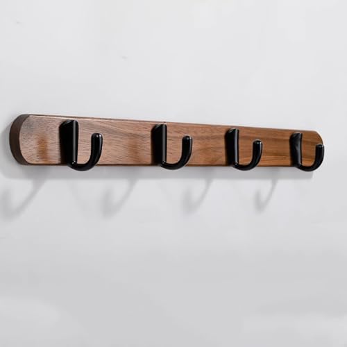 GJ Garderobenständer, robuste Wandgarderobenhaken, dekorative Wandhaken aus Holz for Eingangsbereich, Schlafzimmer, Badezimmer, for Wintermäntel, Hüte, Jacken(A,40cm) von GJ