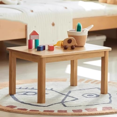 GJ Niedriger Tisch im japanischen Stil for das Wohnzimmer, Kleiner Couchtisch for kleine Räume, for Tatami, auf dem Boden sitzend, Schlafzimmer, Erkerfenster, Teestube(70x40x30cm) von GJ