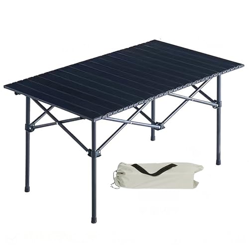 GJ Outdoor-Campingtisch, tragbarer Campingtisch, klappbarer Picknicktisch mit Aufbewahrungstasche for Camping, Picknick, Grillen, Wandern, Angeln (Size : 55X55X50CM), 200822 von GJ