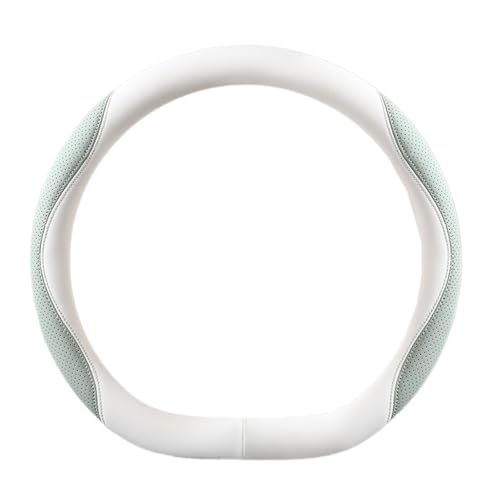 Auto Lenkradbezug für Dodge Charger Sixpack 2024 Anti Rutsch Lenkrad Abdeckung Lenkradschoner Auto Lenkradhülle Lenkradabdeckung,Type D-White Green Auto Lenkradbezug für Dodge Charger Sixpack 2024 Anti Rutsch Lenkrad Abdeckung Lenkradschoner Auto Lenkradhülle Lenkradabdeckung,Type D-White Green von GJBHN
