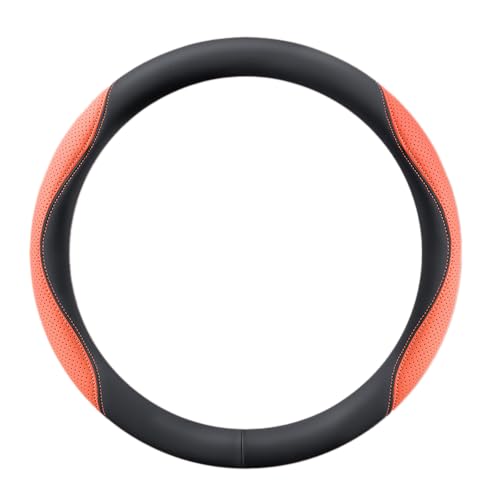 GJBHN Auto Lenkradbezug für Cadillac Celestiq 2024 Anti Rutsch Lenkrad Abdeckung Lenkradschoner Auto Lenkradhülle Lenkradabdeckung,Type O- Black orange GJBHN Auto Lenkradbezug für Cadillac Celestiq 2024 Anti Rutsch Lenkrad Abdeckung Lenkradschoner Auto Lenkradhülle Lenkradabdeckung,Type O- Black orange von GJBHN