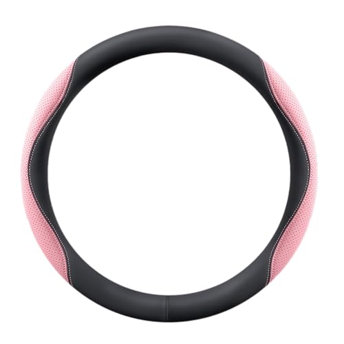 GJBHN Auto Lenkradbezug für Honda e:Ny1 2024 Anti Rutsch Lenkrad Abdeckung Lenkradschoner Auto Lenkradhülle Lenkradabdeckung,Type O- Black pink GJBHN Auto Lenkradbezug für Honda e:Ny1 2024 Anti Rutsch Lenkrad Abdeckung Lenkradschoner Auto Lenkradhülle Lenkradabdeckung,Type O- Black pink von GJBHN