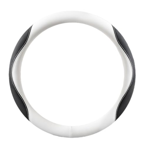 GJBHN Auto Lenkradbezug für Honda e:Ny1 2024 Anti Rutsch Lenkrad Abdeckung Lenkradschoner Auto Lenkradhülle Lenkradabdeckung,Type O- White Black GJBHN Auto Lenkradbezug für Honda e:Ny1 2024 Anti Rutsch Lenkrad Abdeckung Lenkradschoner Auto Lenkradhülle Lenkradabdeckung,Type O- White Black von GJBHN