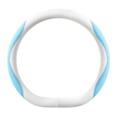 GJBHN Auto Lenkradbezug für Hyundai Ioniq 6 2024 Anti Rutsch Lenkrad Abdeckung Lenkradschoner Auto Lenkradhülle Lenkradabdeckung,Type D- White Blue GJBHN Auto Lenkradbezug für Hyundai Ioniq 6 2024 Anti Rutsch Lenkrad Abdeckung Lenkradschoner Auto Lenkradhülle Lenkradabdeckung,Type D- White Blue von GJBHN