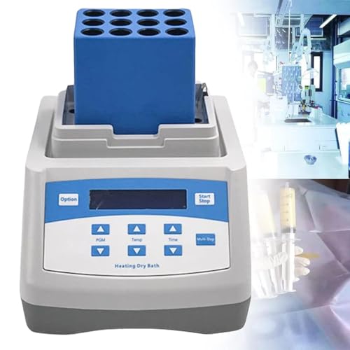 GJBMXSM 150 W Plasma-Gel-Heizgerät, PRP-PPP-Gel-Maker-Heizgerät, Plasma-Gel-Maker, PRP-Gel-Tuben-Heizgerät mit Echtzeit-Temperaturanzeige, Zeit-Countdown-Anzeige,8x5ml+4x10ml von GJBMXSM