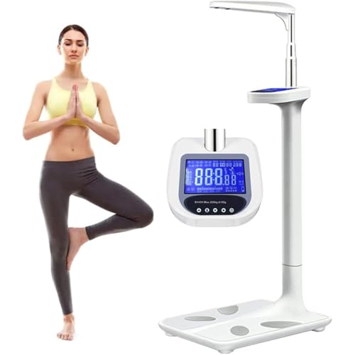 GJBMXSM 200 kg Ultraschall-Größen- und Gewichtswaage, elektronische Körperfettwaage, Digitale medizinische Waage, Arztwaage zur Messung von Gewicht/Größe/Adipositas/BMI GJBMXSM 200 kg Ultraschall-Größen- und Gewichtswaage, elektronische Körperfettwaage, Digitale medizinische Waage, Arztwaage zur Messung von Gewicht/Größe/Adipositas/BMI von GJBMXSM