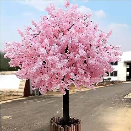 GJBMXSM Großer Simulations-Sakura-Baum, Künstlicher Kirschblütenbaum mit Stabilisierender Basis, Einfach zu Montieren, für Zuhause, Hochzeit, Hotel, Einkaufszentrum Dekor,1.2x0.8m von GJBMXSM