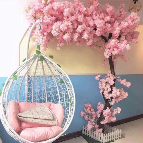 GJBMXSM Künstliche Kirschblütenbäume, Hellrosa Bogen Rosa Gefälschte Sakura-Blume, Indoor Outdoor Home Office Party Seidenblume Baum,Extended-1.8x1m von GJBMXSM
