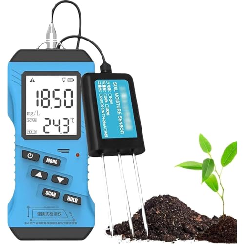 GJBMXSM Pflanzen-Bodenanalyse-Set 7-in-1: NPK-Tester + pH-Messgerät | Misst Feuchtigkeit, Temperatur, Leitfähigkeit | Profi Tragbares Nährstoff-fruchtbarkeitstester-Kit für Gartenbau GJBMXSM Pflanzen-Bodenanalyse-Set 7-in-1: NPK-Tester + pH-Messgerät | Misst Feuchtigkeit, Temperatur, Leitfähigkeit | Profi Tragbares Nährstoff-fruchtbarkeitstester-Kit für Gartenbau von GJBMXSM