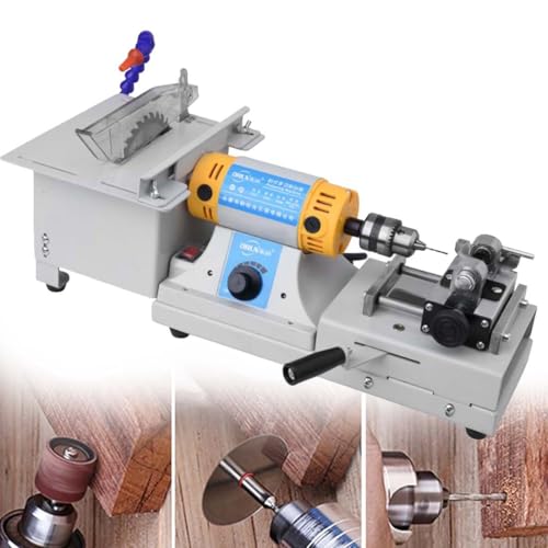 GJBMXSM Polier- Und Schleifmaschine, 0-10.000 U/Min DIY-Schmuck, Jadestein-Lapidarsäge-Schneidemaschine, Edelstein-Bohrmaschine Zum Polieren Und Schleifen Von Gold- Und Silberschmuck von GJBMXSM