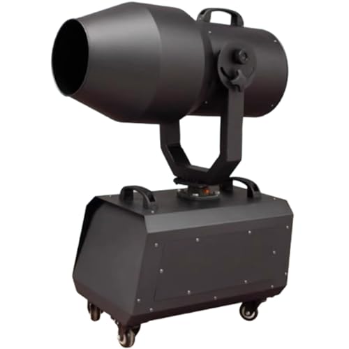 GJBMXSM Schaummaschine Für Partys Im Freien,Leistungsstarke Bühneneffekt-Schaummaschine,Shaking Head Dj-Equipment Für Weihnachtliche Atmosphäre,Reichweite 80 M²,Reichweite 6–10 M von GJBMXSM