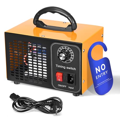 GJCrafts Ozongenerator 60.000 mg/h Ozongerät, Auto Ozon Luftreiniger mit 60 Min Timer bis zu für Zuhause, Klima Desinfektionsreiniger Auto Ozongenerator GJCrafts Ozongenerator 60.000 mg/h Ozongerät, Auto Ozon Luftreiniger mit 60 Min Timer bis zu für Zuhause, Klima Desinfektionsreiniger Auto Ozongenerator von GJCrafts