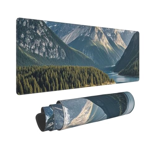 Großes Gaming-Mauspad, 30,5 x 80 cm, erweitertes XXL-Mauspad mit genähten Kanten, rutschfeste, lange Schreibtischunterlage für Tastatur, Zuhause, Büro, Gaming, Arbeit Großes Gaming-Mauspad, 30,5 x 80 cm, erweitertes XXL-Mauspad mit genähten Kanten, rutschfeste, lange Schreibtischunterlage für Tastatur, Zuhause, Büro, Gaming, Arbeit von GJHKSSVB