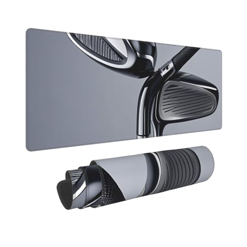 Großes Gaming-Mauspad, 30,5 x 80 cm, verlängertes XXL-Mauspad mit genähten Kanten, rutschfeste, lange Schreibtischunterlage, Golfschläger-Schreibtischunterlage für Tastatur, Zuhause, Büro, Gaming Großes Gaming-Mauspad, 30,5 x 80 cm, verlängertes XXL-Mauspad mit genähten Kanten, rutschfeste, lange Schreibtischunterlage, Golfschläger-Schreibtischunterlage für Tastatur, Zuhause, Büro, Gaming von GJHKSSVB