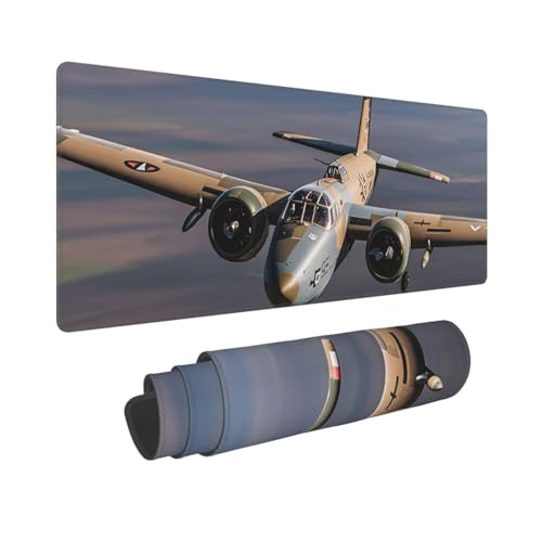 Großes Gaming-Mauspad, 30,5 x 80 cm, verlängertes XXL-Mauspad mit genähten Kanten, rutschfeste, lange Schreibtischunterlage, US-Armee-Flugzeug, Schreibtischunterlage für Tastatur, Zuhause, Büro Großes Gaming-Mauspad, 30,5 x 80 cm, verlängertes XXL-Mauspad mit genähten Kanten, rutschfeste, lange Schreibtischunterlage, US-Armee-Flugzeug, Schreibtischunterlage für Tastatur, Zuhause, Büro von GJHKSSVB