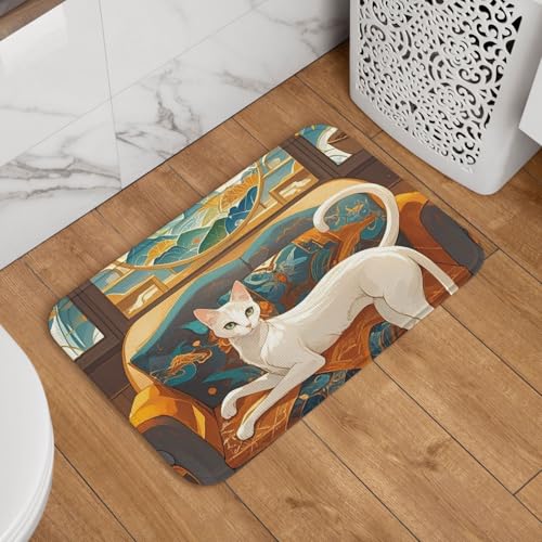 Shiba Inu Fußmatte aus Filz, rutschfest, saugfähig, Badteppich, weich, waschbar, Bodenmatte, moderner Teppich für stilvolle Küche, Schlafzimmer, Badezimmer, Dekoration, 40,6 x 61 cm Shiba Inu Fußmatte aus Filz, rutschfest, saugfähig, Badteppich, weich, waschbar, Bodenmatte, moderner Teppich für stilvolle Küche, Schlafzimmer, Badezimmer, Dekoration, 40,6 x 61 cm von GJHKSSVB