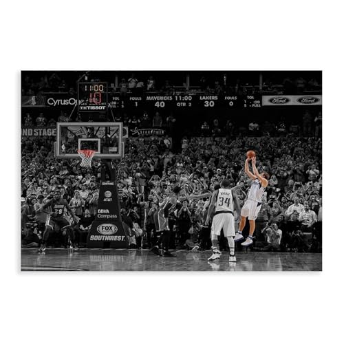 GJHTQLP Dirk Nowitzki Poster, 1 Leinwand-Poster, Schlafzimmerdekoration, Landschaft, Büro, Raumdekoration, Geschenk, 50 x 75 cm GJHTQLP Dirk Nowitzki Poster, 1 Leinwand-Poster, Schlafzimmerdekoration, Landschaft, Büro, Raumdekoration, Geschenk, 50 x 75 cm von GJHTQLP