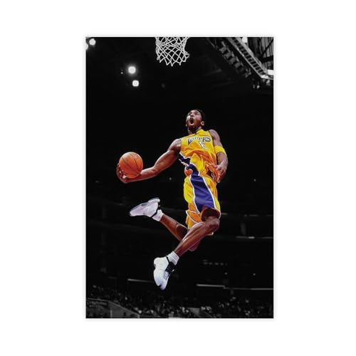 GJHTQLP Kobe Poster Bryant Poster 1 (2) Leinwandposter Wandkunst Dekor Druck Bild Gemälde für Wohnzimmer Schlafzimmer Dekoration 30 x 45 cm von GJHTQLP