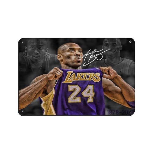 GJHTQLP Kobe Poster Bryant Poster 5 Blechschild, Vintage, Metall, Pub, Club, Café, Bar, Zuhause, Wandkunst, Dekoration, Poster, 20 x 30 cm GJHTQLP Kobe Poster Bryant Poster 5 Blechschild, Vintage, Metall, Pub, Club, Café, Bar, Zuhause, Wandkunst, Dekoration, Poster, 20 x 30 cm von GJHTQLP