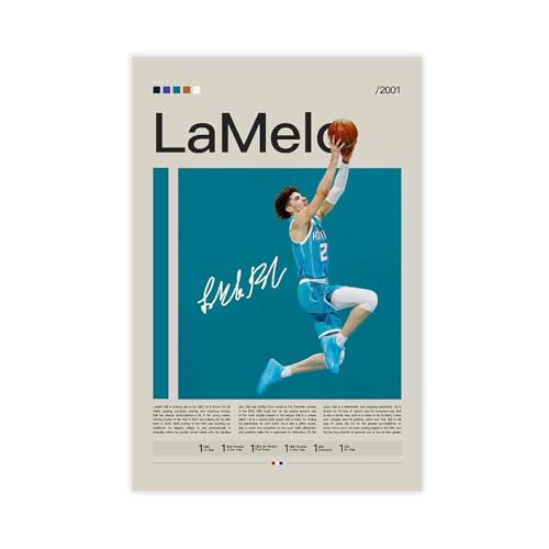 GJHTQLP LaMelo Ball-Poster, 1 Leinwand-Poster, Schlafzimmer, Dekoration, Landschaft, Büro, Raumdekoration, Geschenk, 30 x 45 cm GJHTQLP LaMelo Ball-Poster, 1 Leinwand-Poster, Schlafzimmer, Dekoration, Landschaft, Büro, Raumdekoration, Geschenk, 30 x 45 cm von GJHTQLP