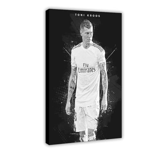 GJHTQLP Toni Kroos (3) Leinwand-Poster, Wandkunst, Dekordruck, Bild Gemälde für Wohnzimmer, Schlafzimmer, Dekoration, 50 x 75 cm von GJHTQLP