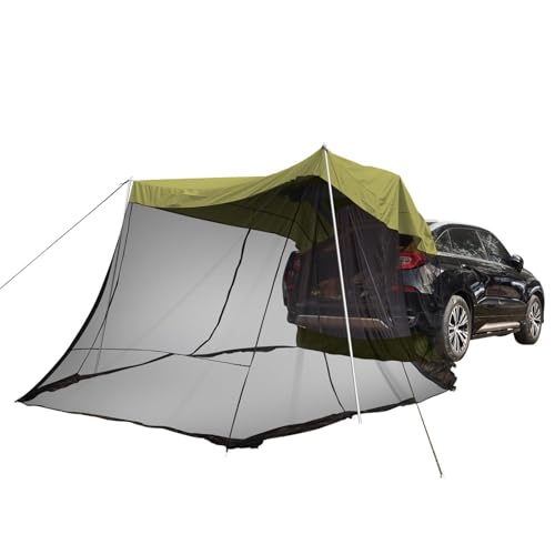 Auto Heckzelt Outdoor Camping Moskito Repellent Regenschirm SUV Auto Camping Zelt Auto Kofferraum Auto Seite Heck Baldachin von GJJDP