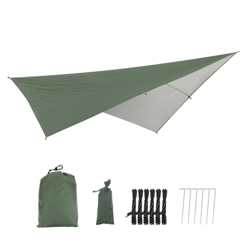 Baldachin Himmelszelt Sonnenschutzzelt Plane Zelt Zelt Ultraleichtes Zelt Gartenzelt Sonnenschirm Camping Hängematte Wasserdicht von GJJDP