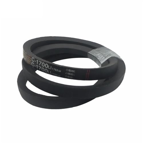 1 Stück VBelt Industry Keilriemen Typ C aus schwarzem Gummi, C4250/4267/4293/4318/4343/4369/4394/4420 for Maschinen (Nr. 4460)(C4293) von GJLRZGMY