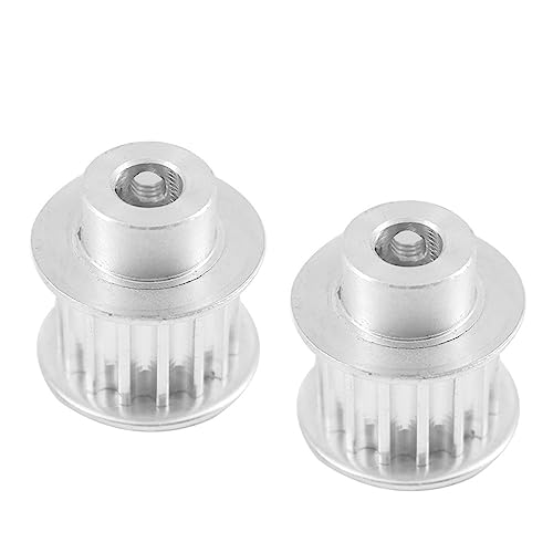 2 Stück Zahnriemenscheiben 5M 16T, Bohrung 5/6/6,35/8/10 mm, Synchronradscheibe, 16/21 mm Riemenbreite, Zahnriemenscheibe (Nr. 5178)(Width16mm,8mm) von GJLRZGMY