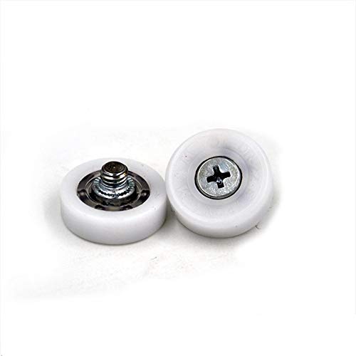 DR22C1L4 Schraubenrollenlager 6 * 22 * ​​7 mm Türen und Fenster Rollendämpferrad Kunststoffbeschichtete Lager POM 636 M6 * 4 (Nr. 4996) von GJLRZGMY