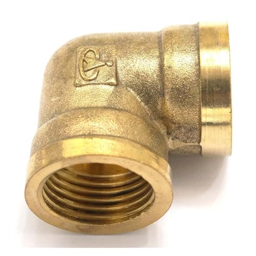 1/2" Female To 1/2" Female Thread Brass ELbow Pipe Fitting Connector Coupler For Water Fuel 1/2" Female To 1/2" Female Thread Brass ELbow Pipe Fitting Connector Coupler For Water Fuel von GJQMIPRKD