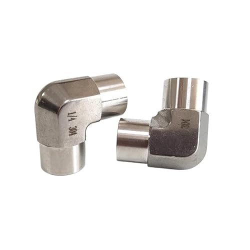 1pc High Pressure Forging 3/8" BSP Elbow Female 304 Stainless Steel Pipe Fitting Connector 1pc High Pressure Forging 3/8" BSP Elbow Female 304 Stainless Steel Pipe Fitting Connector von GJQMIPRKD