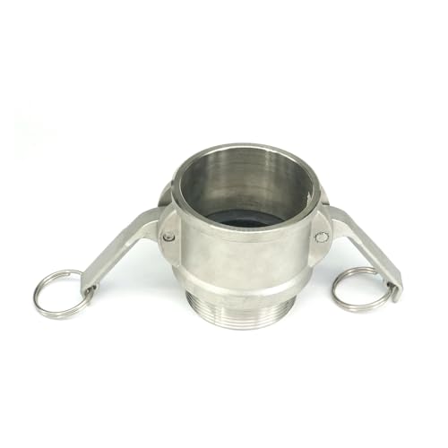 2-1/2" BSP male Thread 304 Stainless Steel Type B Socket Camlock Fitting Cam and Groove Coupler 2-1/2" BSP male Thread 304 Stainless Steel Type B Socket Camlock Fitting Cam and Groove Coupler von GJQMIPRKD