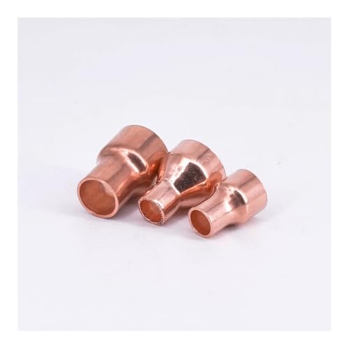 22mm X10mm Inner Diameter Copper End Feed Straight Reducing Coupling Plumbing Fitting Scoket Weld Water Gas Oil von GJQMIPRKD