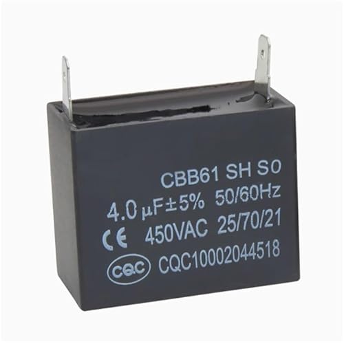 2PCS CBB61 450v Fan air conditioner range hood insert start capacitor 4.5UF 40X23X32 von GJQMIPRKD