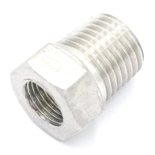 304 Stainless Steel Reducer 1/4" BSP Male Thread to 1/8" BSP Female Thread Reducing Bush adapter Fitting Gas Air Water Fuel 304 Stainless Steel Reducer 1/4" BSP Male Thread to 1/8" BSP Female Thread Reducing Bush adapter Fitting Gas Air Water Fuel von GJQMIPRKD
