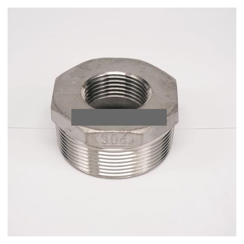 304 Stainless Steel Reducer 2" Male Thread to 1" Female Thread Reducing Bush adapter Fitting Gas Air Water Fuel von GJQMIPRKD