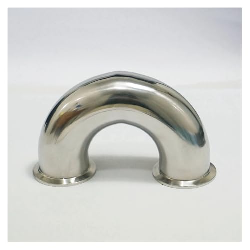 51mm O/D 2" Tri Clamp 304 Stainless Steel Ferrule 180 Degree Bend Elbow Three Pipe Fitting For Homebrew 51mm O/D 2" Tri Clamp 304 Stainless Steel Ferrule 180 Degree Bend Elbow Three Pipe Fitting For Homebrew von GJQMIPRKD