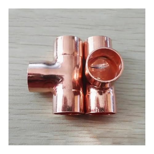 54mm Inner Dia x1.4mm Thickness Copper Equal Tee Socket Weld End Feed Coupler Plumbing Fitting Water Gas Oil von GJQMIPRKD