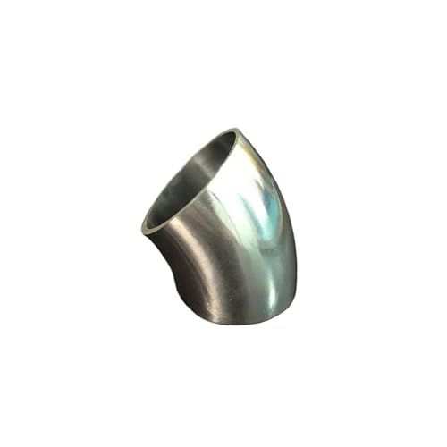 63mm 2.5 Inch Pipe OD SUS 304 Stainless Steel Butt Welding 45 Degree Elbow Fitting Home Brew Beer von GJQMIPRKD