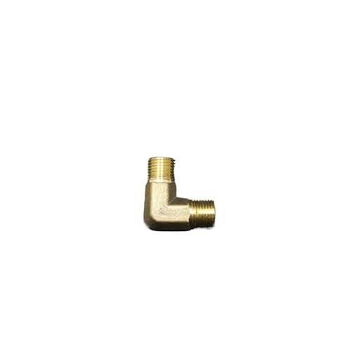 Brass 90 Degree Elbow DN6 1/8" Male Pipe Fitting Adapter Coupling Connector von GJQMIPRKD