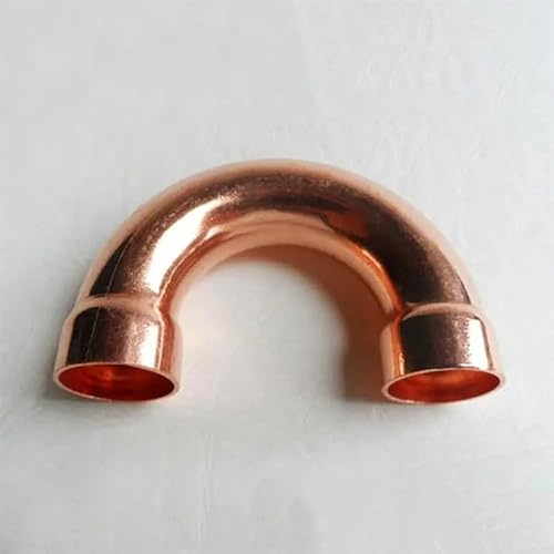 Copper 180 Elbow Plumbing Pipe Fitting Water Gas Oil Scoket Weld Coupler End Feed 180 Deg 28.6mm x1.2mm x88 von GJQMIPRKD
